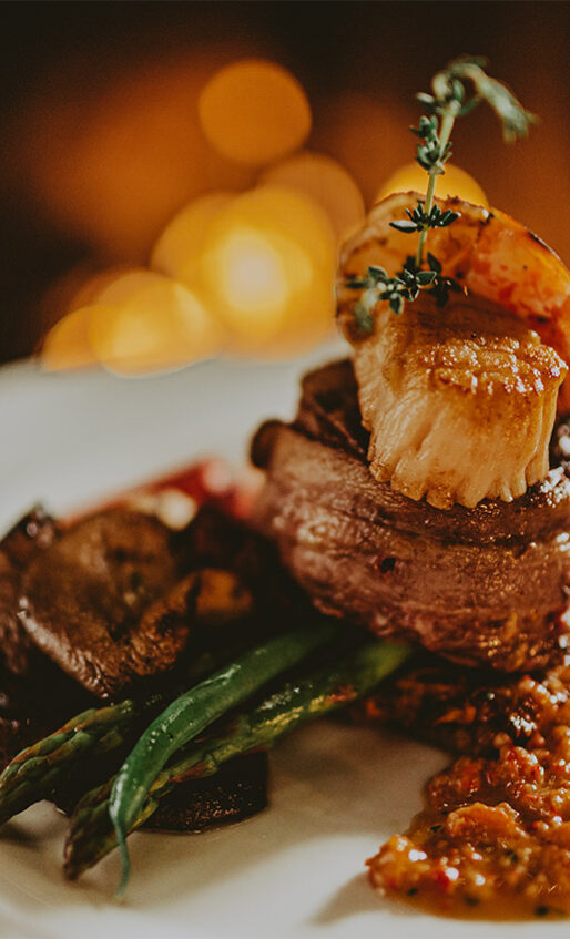 Local, savory steak from Cannery Restaurant at the Pillar & Post in Niagara-on-the-Lake