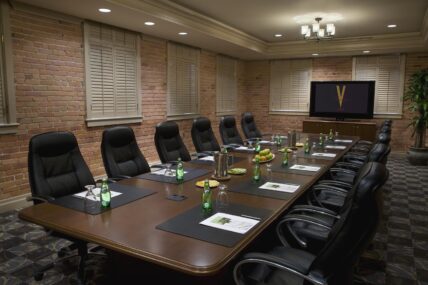 The Newark meeting room at Pillar and Post in Niagara-on-the-Lake.