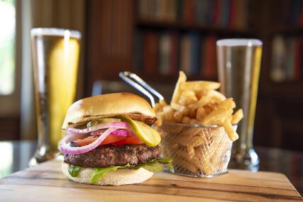 Enjoy elevated pub food at Churchill Lounge in Niagara-on-the-Lake.