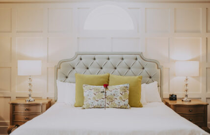 King bed suite at Queen's Landing in Niagara-on-the-Lake