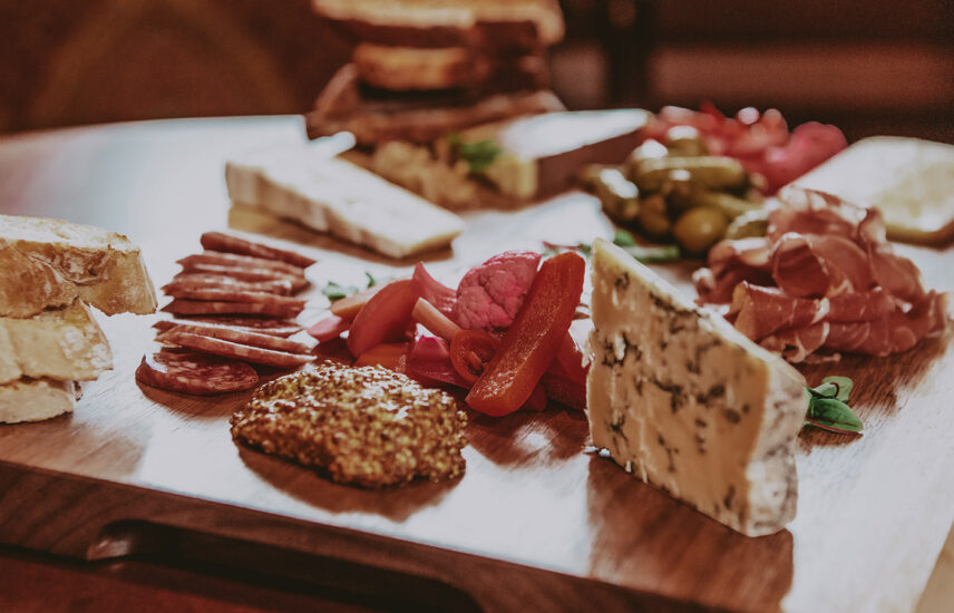 Charcuterie board for meeting at Queen's Landing hotel in Niagara-on-the-Lake