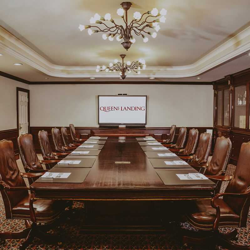 Georgian style meeting room in Queen's Landing hotel in Niagara-on-the-Lake