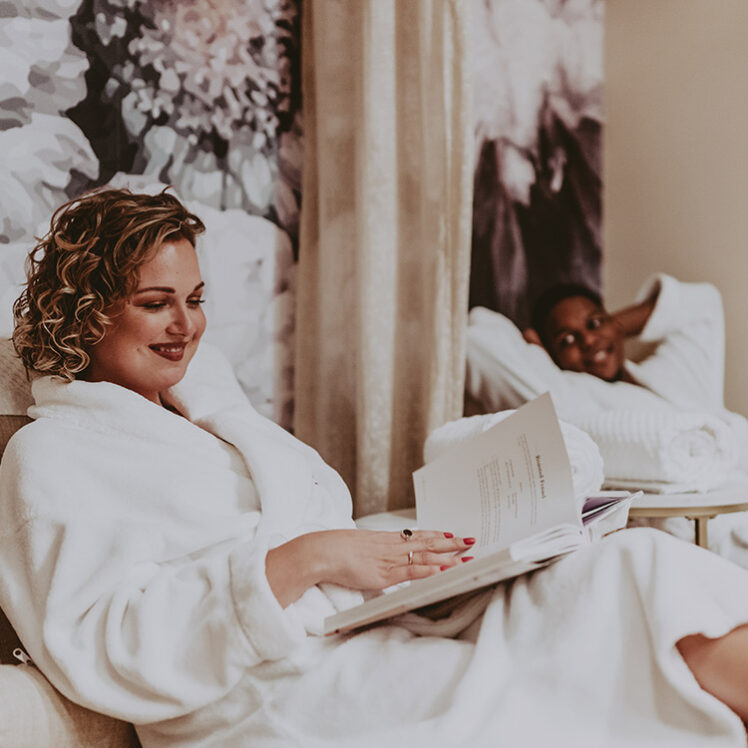 People enjoying treatments at Secret Garden Spa, a spa near Queen's Landing in Niagara on the Lake
