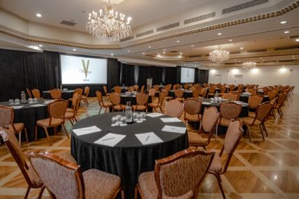 Conference venue at Queen's Landing Hotel in Niagara-on-the-Lake, Ontario.