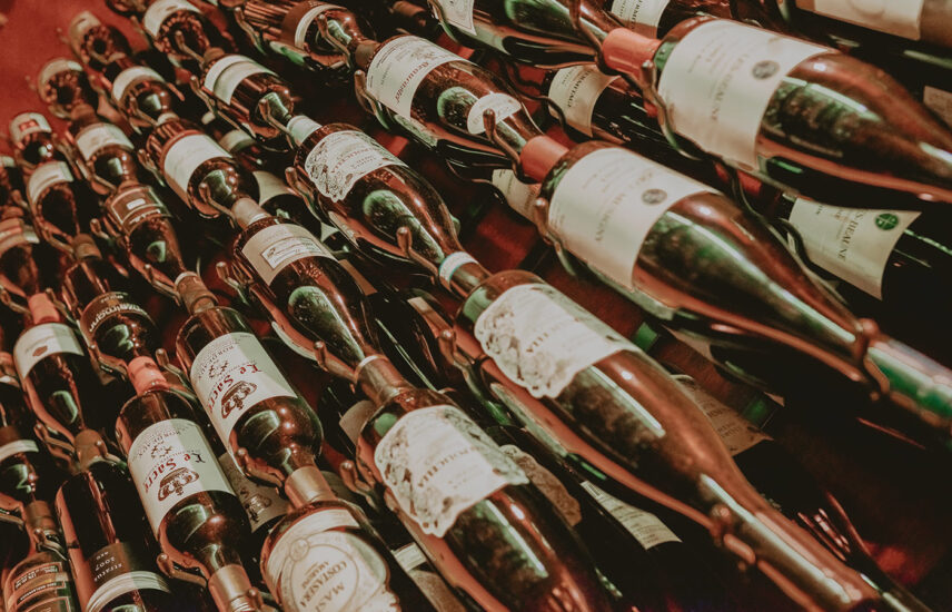 Wine selection at Tiara Restaurant at the Queens Landing Hotel in Niagara-on-the-Lake