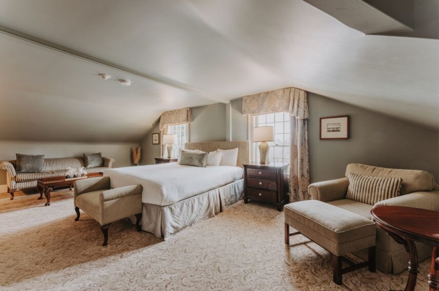 Upper Cottage guest suite at the Queen's Landing hotel in Niagara-on-the-Lake.