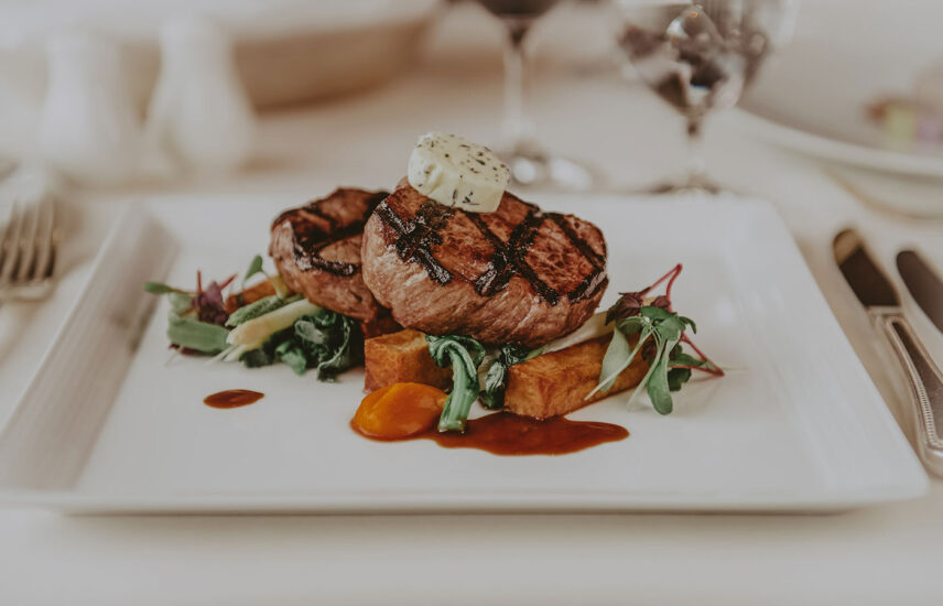 Juicy meat catered to weddings at the Queens Landing Hotel in Niagara-on-the-Lake