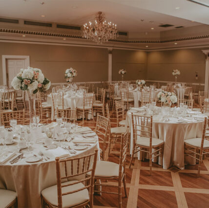 The Georgian Ballroom wedding venue at Queen's Landing