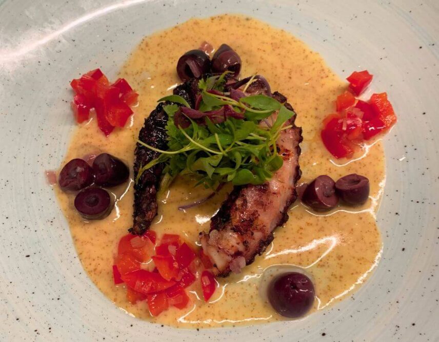 Grilled Octopus - Millcroft Inn & Spa in Caledon, ON.