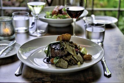 Dishes served at Inn On The Twenty Restaurant in Jordan Village.