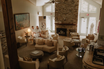 Spa lounge at Millcroft Spa in Alton