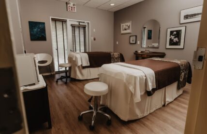 A private spa room at Millcroft Spa in Caledon, Ontario.