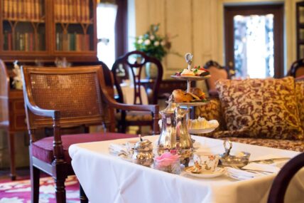 Tea service in The Drawing Room during March Break.