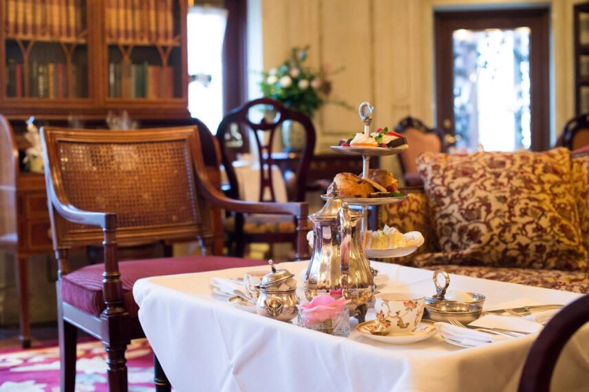 Tea service in The Drawing Room during March Break.