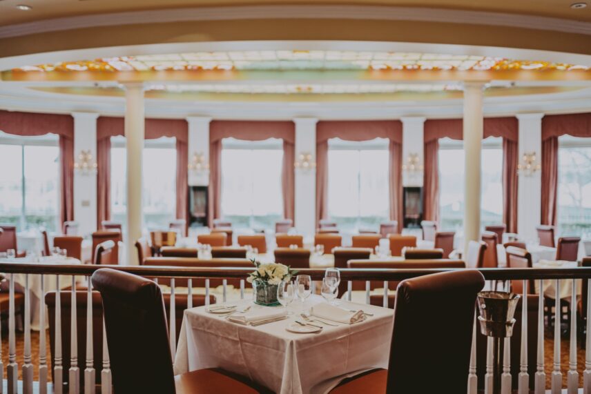 A view of the Tiara Restaurant.