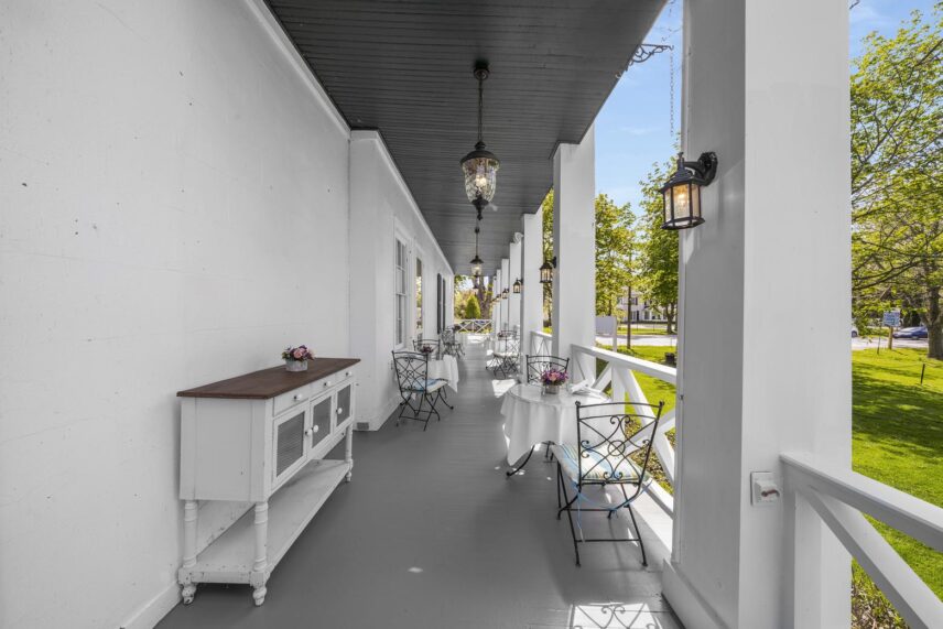 The Porch at HobNob Restaurant in Niagara-on-the-Lake.