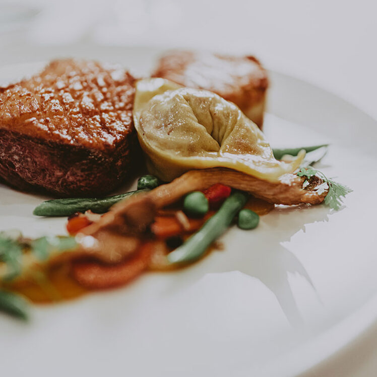 Signature Dish created by executive chefs at Vintage Hotels
