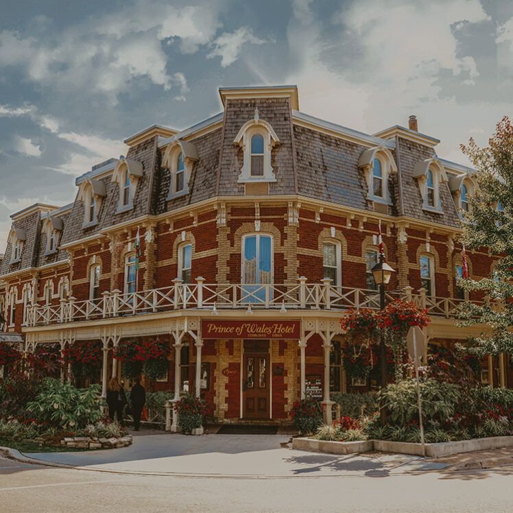 Front entrance to Prince of Wales in Niagara-on-the-Lake