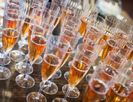 Icewine served at a winery in Niagara on the Lake