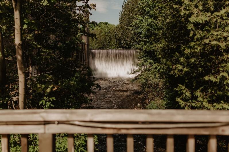 Waterfall in Caledon, ON.