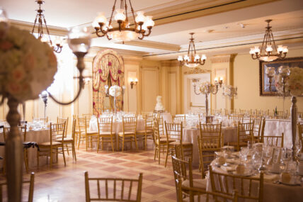 Cozy winter wedding venue