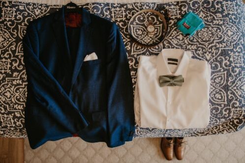 Groom’s attire at Vintage Hotels