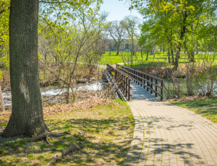 A bridge along the Niagara Parkway, one of the best wedding photography locations in Niagara