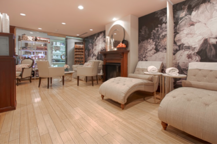 A vintage hotels luxury spa location.